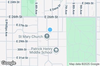 Map image of the property - 2 Bed 2 Bath in Central Sioux Falls