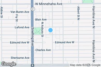 Map image of the property - 603 Simpson St