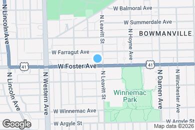Map image of the property - 2211 W Foster Ave