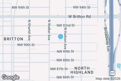 Map image of the property - 411 NW 90th St
