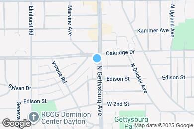 Map image of the property - 803 N Gettysburg Ave