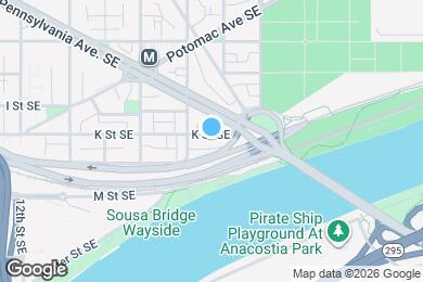 Map image of the property - 1519 K St SE