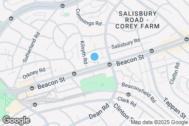 Map image of the property - 1800 Beacon St