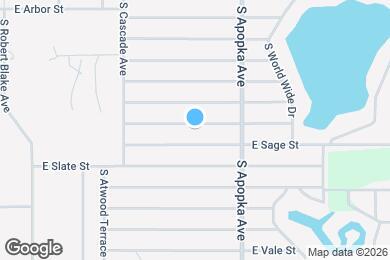 Map image of the property - 6162 E Rush St