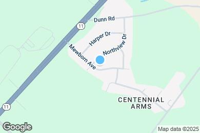 Map image of the property - 1302 Mewborn Ave