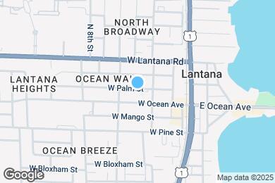 Map image of the property - 420 W Palm St