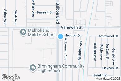 Map image of the property - 6714 Balboa Blvd