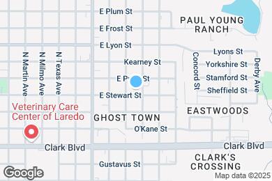 Map image of the property - 3008 E Stewart St