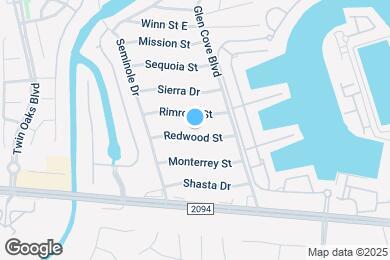Map image of the property - 2110 Redwood St
