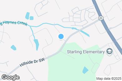 Map image of the property - 1625 Hill Crossing Ct