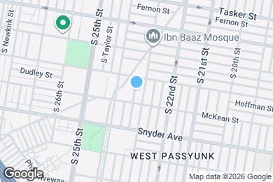 Map image of the property - 1931 S Bonsall St