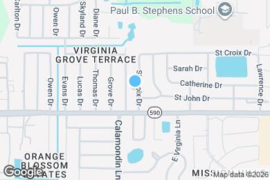 Map image of the property - 1726 St Croix Dr
