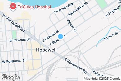 Map image of the property - 256 E Broadway