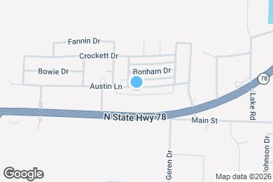 Map image of the property - 680 Austin Ln