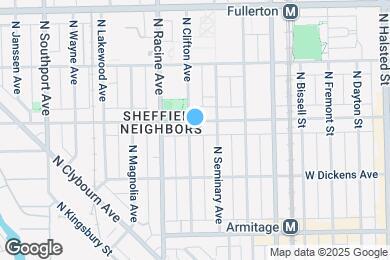 Map image of the property - 1123 W Webster Ave