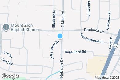 Map image of the property - 700 Robison Dr