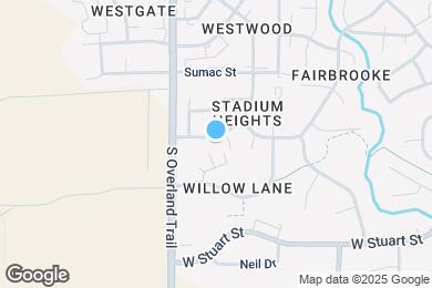 Map image of the property - 1942 Pecan St