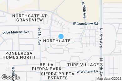 Map image of the property - 2127 W Monte Cristo Ave