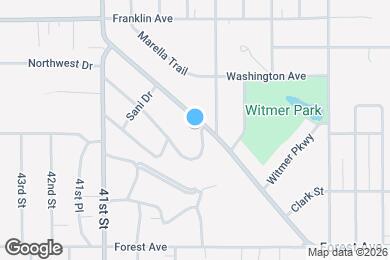 Map image of the property - 1601 Northwest Dr