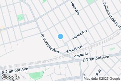Map image of the property - 1621 Bogart Ave