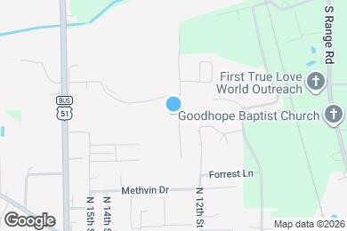 Map image of the property - 136 Southgate Dr