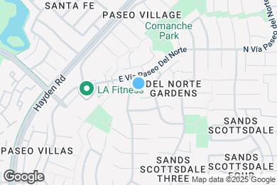 Map image of the property - 8354 E Vía De Los Libros