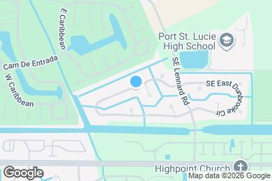 Map image of the property - 2055 SE West Dunbrooke Cir