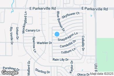 Map image of the property - 609 Snapdragon Ln
