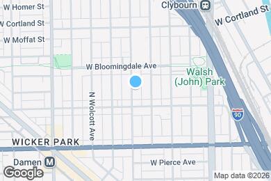 Map image of the property - 1723 N Wood St