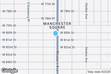 Map image of the property - 8015 S Western Ave