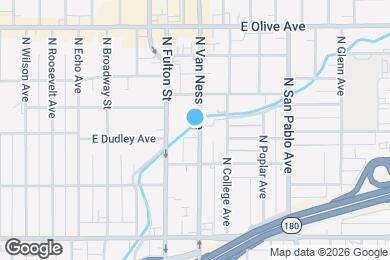 Map image of the property - 911 N Van Ness Ave