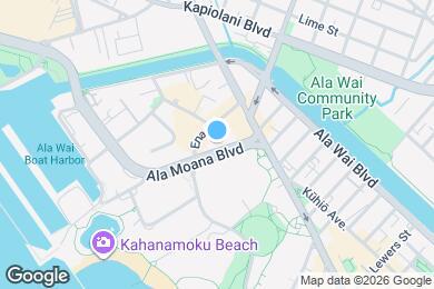 Map image of the property - 1920 Ala Moana Blvd