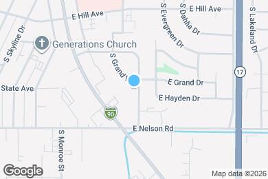 Map image of the property - 1110 S Alderwood Dr