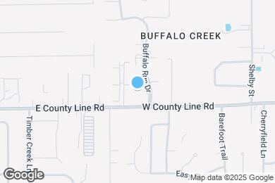 Map image of the property - Buffalo Creek Apartments