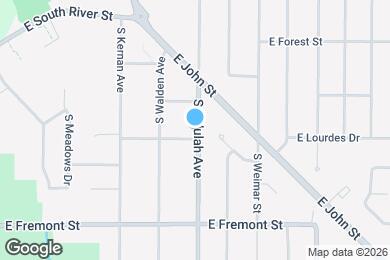Map image of the property - 1031 S Telulah Ave