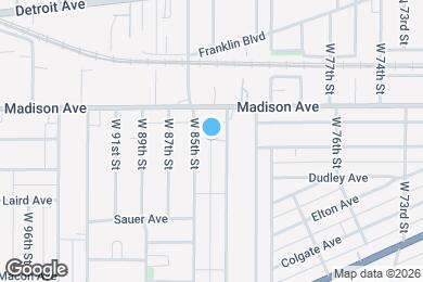 Map image of the property - 2032 W 83rd St
