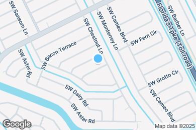 Map image of the property - 521 SW Comet Terrace
