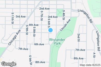 Map image of the property - 601 S 6th St