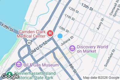 Map image of the property - 118 Ninth St