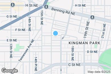 Map image of the property - 1613 F St NE