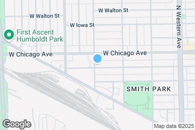 Map image of the property - 2656 W Superior St