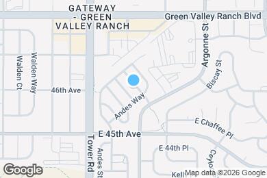 Map image of the property - 18654 E 46th Pl