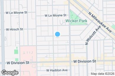 Map image of the property - 2047 W Evergreen Ave