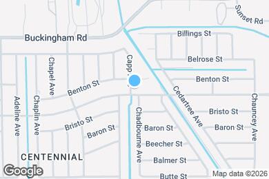 Map image of the property - 5148 Centennial Blvd