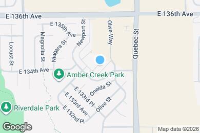 Map image of the property - 13416 Oneida Ln