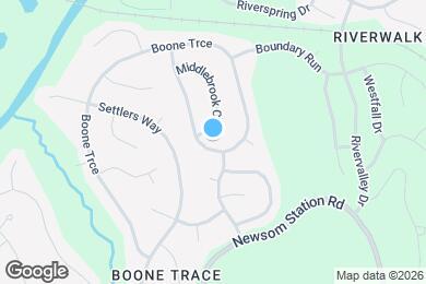 Map image of the property - 8212 Boone Trce