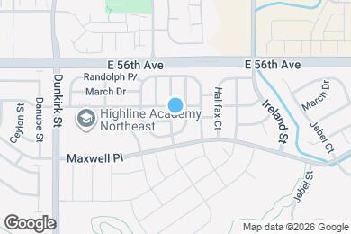 Map image of the property - 5552 N Genoa St