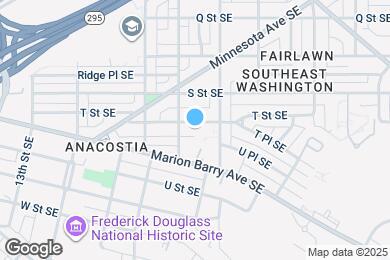 Map image of the property - 1721 T St SE