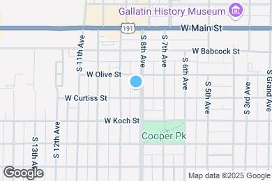 Map image of the property - 217 S 8th Ave