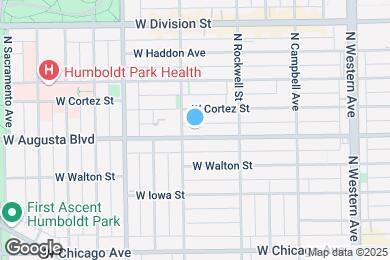 Map image of the property - 2648 W Augusta Blvd